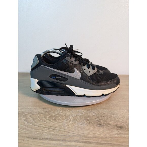 Nike Air Max 90 Mens Size 9 Blue Black Leather Men’s Trainers Gym Shoe main image 6